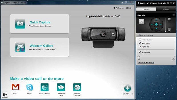 logitech webcam windows 10